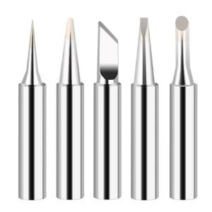 납땜 다리미 순수 구리 헤드 세트 핫 베어 전기 팁 900M 5 개