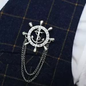 브로치 포인트 앵커 정장 남자용 디자인 스타일 정장브로치 정장앵카 옷핀브로치