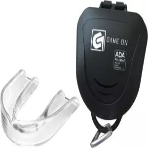 게임 온 마우스가드 - 축구 농구 라크로스 하키를 위한 스트랩리스 스포츠 ADA만 허용 우수한 보호 편안한