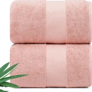 대나무 목욕 시트의 알루사 홈 울트라 소프트 플러시 비스코스 - GSM 팩 2개 700개 초대형 70x35인치