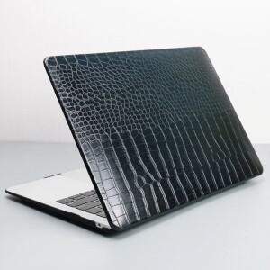Macbook Air 13 케이스 용 노트북 Pro Retina PU 가죽 PVC 하드 하단 쉘 2023 14 15 커버