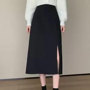 [페이릿][페이릿] 키마 데일리 옆트임 밴딩 A라인 스커트