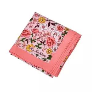 플라워패턴 2매입 여성 손수건 순면 선물 순면손수건 여성손수건 데일리손수건 외출시