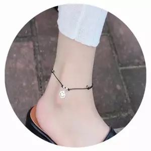 발찌 얇은 여름 발목 실발찌 실버 레드 패션 로프 발찌 로프발찌 발목발찌 여자발찌