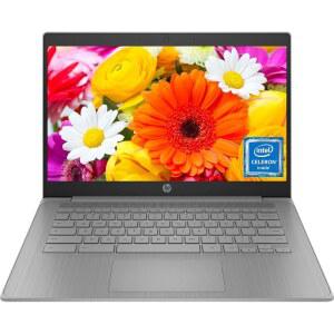 학생용 HP 14인치 HD 크롬북 노트북, 인텔 쿼드코어 N4120( N4020), 4GB RAM, 64GB eMMC, WiFi, 웹캠, HDMI, USB-A&C, 14시간 배터리