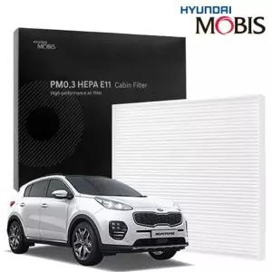 현대모비스 스포티지 QL 에어컨필터 PM0.3 E11 현대모비스에어컨필터