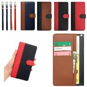 아이폰 15플러스 소가죽 투스톤-스트랩 지갑 Qmi4+9oxt