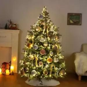 150cm 크리스마스 트리 풀세트 오너먼트 혼합 전나무 트리 전구 연말 150cm 크리스마스