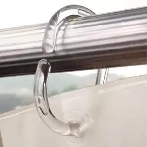 샤워 커튼링 커텐링고리 욕실커텐고리 커튼봉고리 투명플라스틱링 아크릴커튼고리