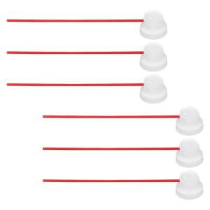 6세트 에어로졸 스프레이 노즐 팁 유연한 연장 튜브 오일 클리너 캔 빨대 액세서리 접근이 어려운 지역용