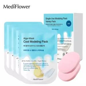 [메디플라워] 일회용 모델링팩 버라이어티팩 (쿨 28gx4+해면x2)