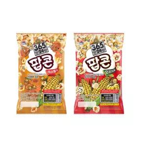 사조 전자레인지용 팝콘 70g 오리지널맛4개+카라멜맛4개/간식/무배