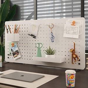 스텐 책상 타공보드 Pe 걸이대 없는 플라스 스텐타공판 이름 제어 스텐드