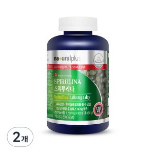 내츄럴플러스 스피루리나 대용량 300정 2개