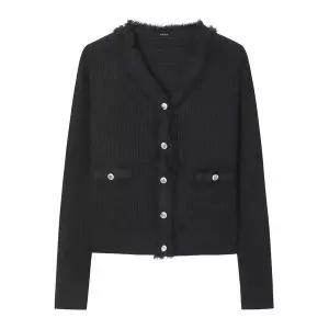 [하프클럽/GGPX]브이넥 비스코스 니트 가디건 (GPACK005D)