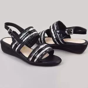 여성 웨지 통굽샌들 가벼운 착화감 쿠션슬리퍼 웨지힐 (WFK427K)