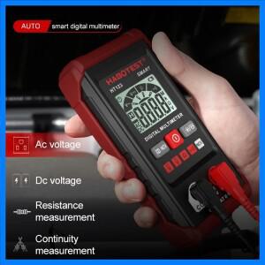 스마트 디지털 멀티미터 미니 전압계 전류계 고정밀 멀티미터 자동 범위 지정 백라이트가 있는 AC DC 전압