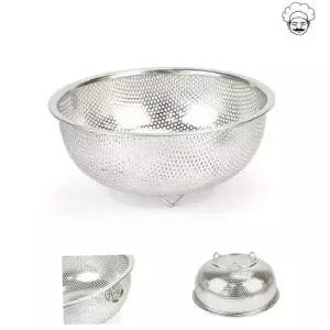 스텐펀칭볼바구니 원형채반 야채소쿠리 7호