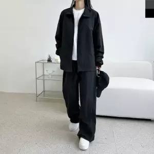 GQQ SF1033W-SF1034W 집업 바람막이 나일론 바지 세트 (WFKBZGS)