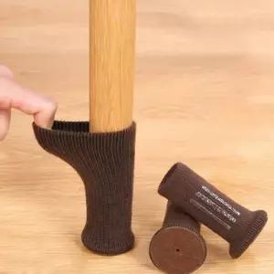 식탁 의자 다리 논슬립 양말 소음 방지 발 캡 커버 4P_24030486