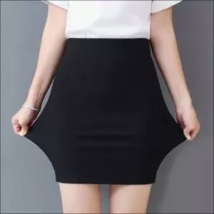 슬림핏 여성 코튼 미니스커트 정장 스커트 오피스룩 출근룩 하객룩 (WFKCEOX)