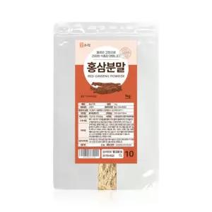 윤고집 국내산 100% 홍삼분말 가루 1kg (1000g)