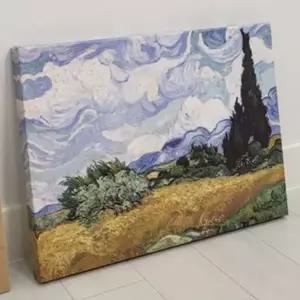 고흐 삼나무가 있는밀밭 인테리어 반 고흐 그림액자 (KYR-WE66D9D)