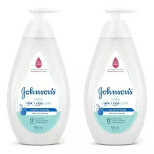 존슨즈 베이비 밀크 라이스 바스 배스 바디워시 500ml 2개 Johnsons Baby Bath Milk & Rice