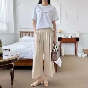 [라일리여성의류] Rly 피에르 251 오버핏 치마바지 8부 통바지 데일