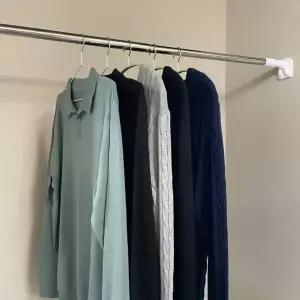 못없이 압축 행거 커튼봉 110-200cm