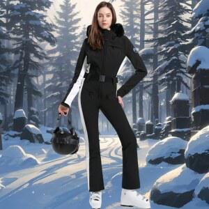 여성용 방풍 방수 작업복 1PS 야외 스키 의류 스노우보드 따뜻한 점프수트 겨울 스포츠 신상 2025