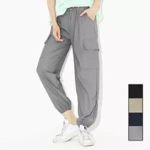 [룽스]소재로 편안한 카고 주머니 조거 겨울체육복 바지