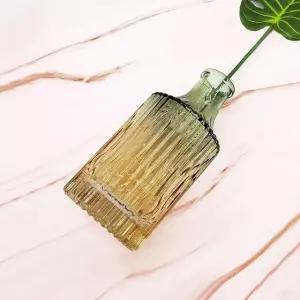 유리화병세로디자인 세로스트라이프화병 유리재질 세련된디자인 (WFKHK70)