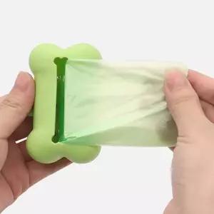 실리콘 강아지 고양이 배변봉투 케이스 1+1 산책 필수품