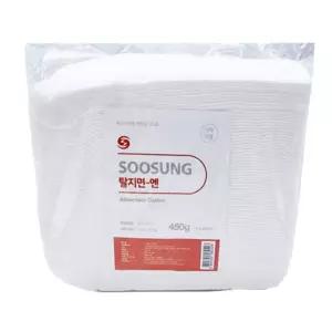 [로지프로] 절단 드레싱솜 4X24CM 일자긴솜 순면화장솜 탈지면솜