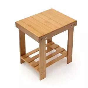 우드미니선반 휴대용 스툴 의자 소형 선반