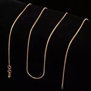 18K 체인 얇은 골드 줄체인 WC5BD43