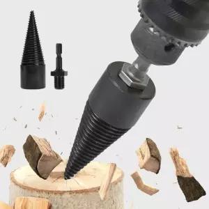 탈출방지드릴 캠핑용 장작 손도끼 드릴 비트 쪼개기 미니 땔감 불쏘시개 나무 용도끼 패기