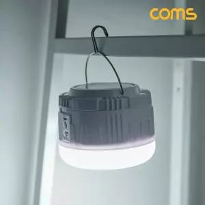 Coms 태양광 충전식 LED 랜턴 캠핑 걸이형