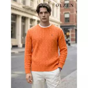 [올젠]시그니처 케이블 니트 (ZOE1ER1302)