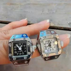 레트로 시계반지 손가락반지 프리사이즈 빈티지 커플 선물 연인 신축성