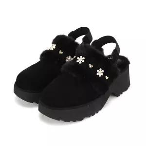 바바라 소가죽 페미닌 여성 퍼 밴드 슬링백 3color_BBI570