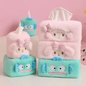 산리오 티슈 케이스 마이멜로디 한교동 휴지 상자 화장지 커버