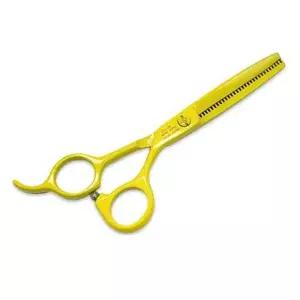 [셀러에이드]모모 컬러 미용 숱가위(옐로우)