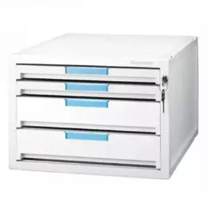 A4서류정리함 661TFG23 잠금서류함 4단 Key 서류함