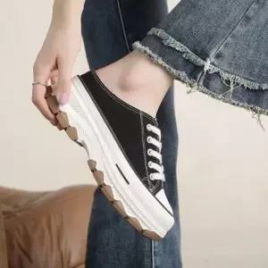 여성 슬리퍼 키높이 운동화 예쁜얼굴 슬립온 워킹화 여성스니커즈 캔버스화