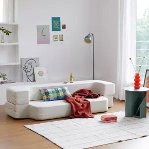 No.018 프레스 롤팩 소파베드 팔걸이 일체형  (SS사이즈)