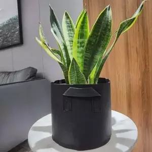 블랙 소형 부직포 화분 가벼운화분 텃밭만들기 베란다