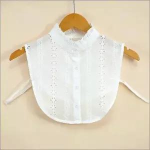 넥케이프 페이크카라 펀칭 레이어드 이너셔츠 레이스 프릴넥 넥케이프 이너카라