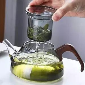 보리차포트 녹차포트 차거름망 내열유리포트 차포트
